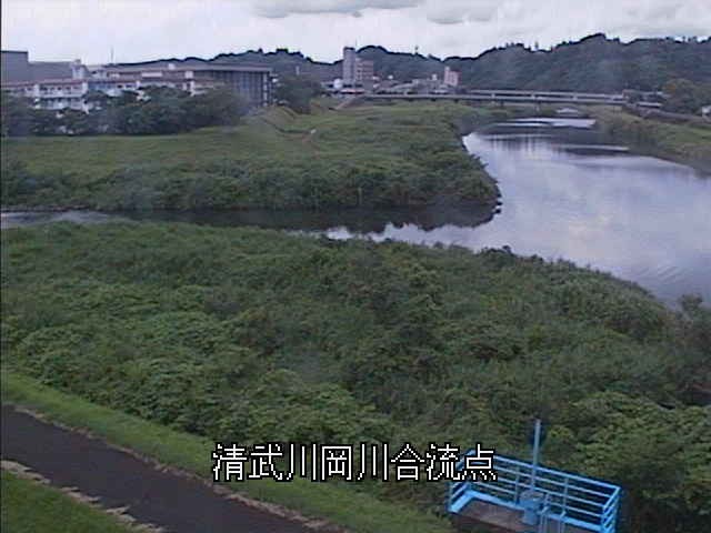 武側点 カメラ局名：清武川岡川合流点